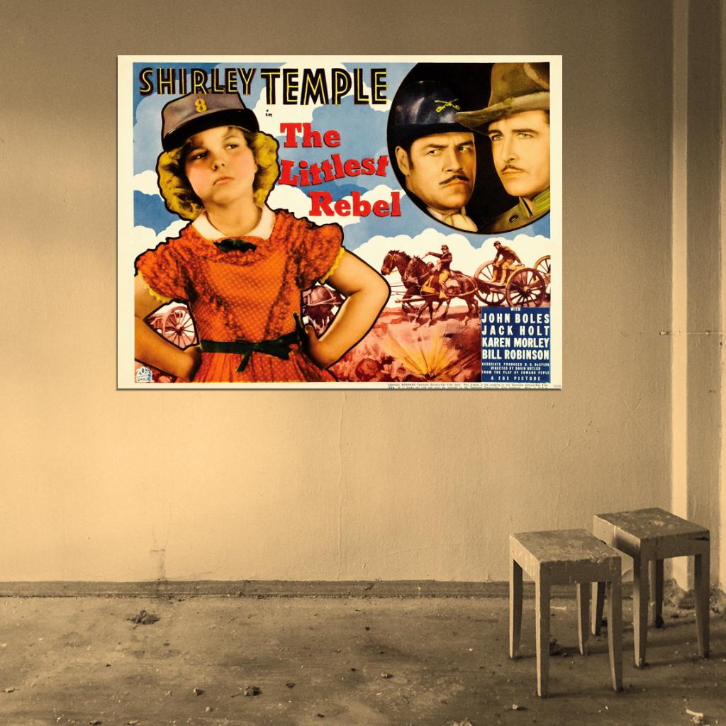 The Littlest Rebel 1935 Retro Movie Vintage Wall Art Print Poster