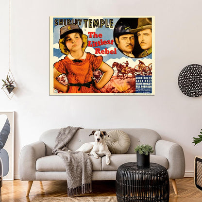The Littlest Rebel 1935 Retro Movie Vintage Wall Art Print Poster