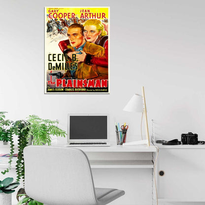 The Plainsman 1936 Retro Movie Classic Vintage Wall Art Print Poster