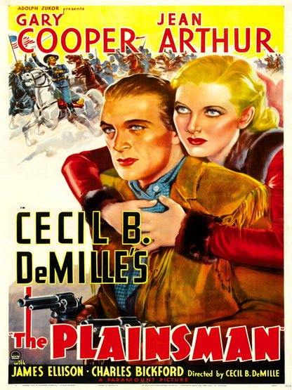 The Plainsman 1936 Retro Movie Classic Vintage Wall Art Print Poster