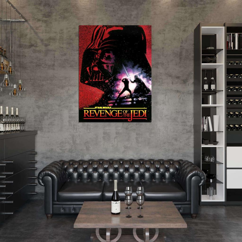 Star Wars Revenge Of The Jedi Painting Art Wall Art Print Poster