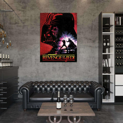 Star Wars Revenge Of The Jedi Painting Art Wall Art Print Poster