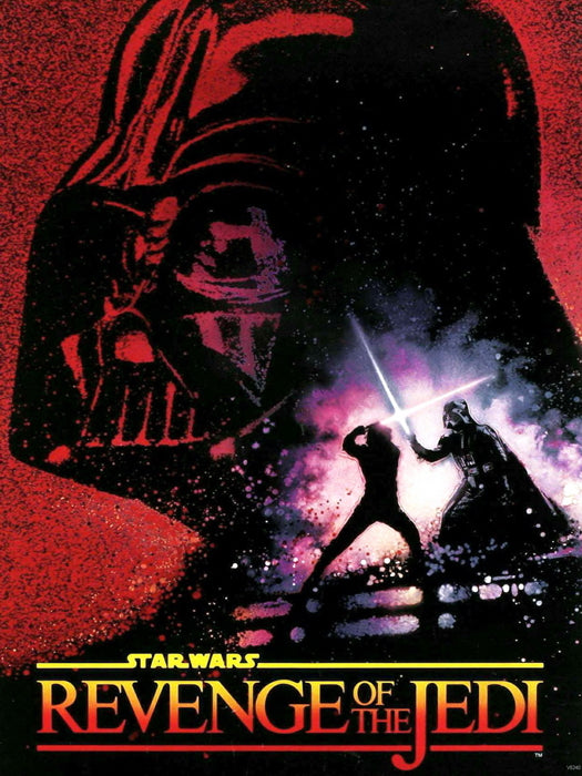 Star Wars Revenge Of The Jedi Painting Art Wall Art Print Poster