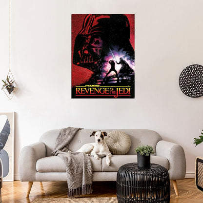 Star Wars Revenge Of The Jedi Painting Art Wall Art Print Poster