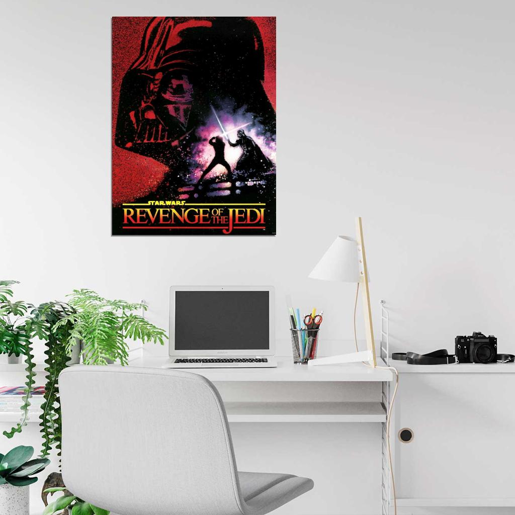 Star Wars Revenge Of The Jedi Painting Art Wall Art Print Poster