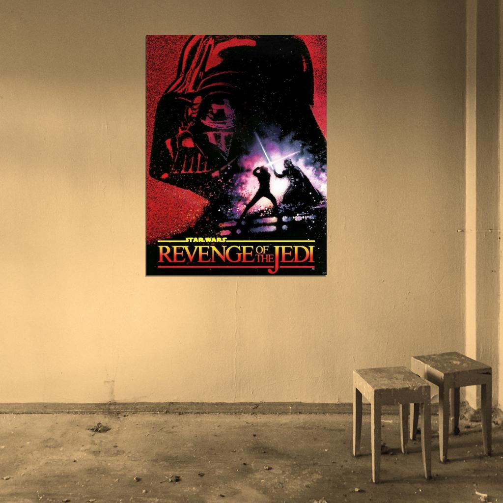 Star Wars Revenge Of The Jedi Painting Art Wall Art Print Poster