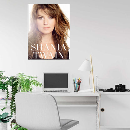 Shania Twain Beautiful Portrait Music Singer Wall Art Print Poster
