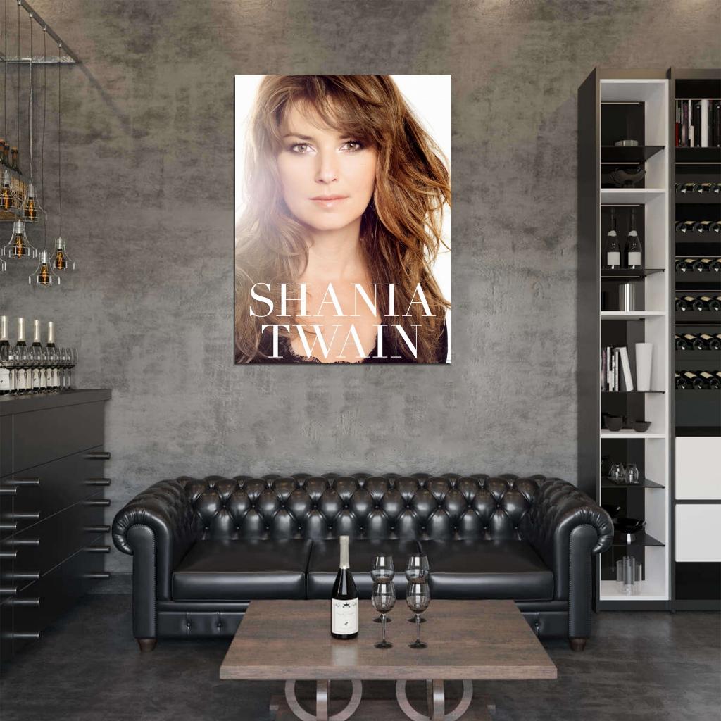 Shania Twain Beautiful Portrait Music Singer Wall Art Print Poster