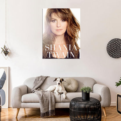 Shania Twain Beautiful Portrait Music Singer Wall Art Print Poster