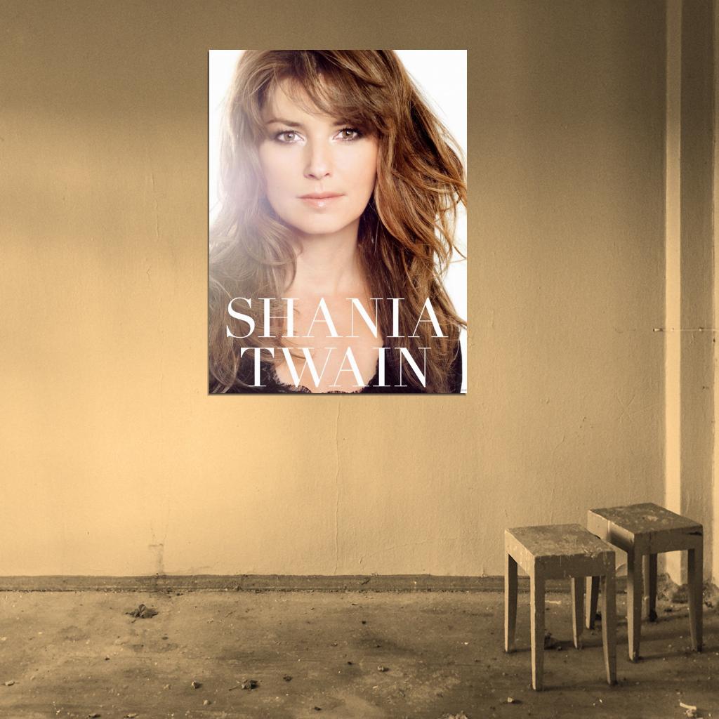 Shania Twain Beautiful Portrait Music Singer Wall Art Print Poster