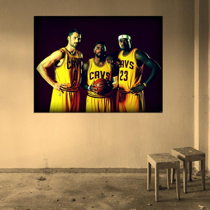 Lebron James The King Back Wall Art Print Poster