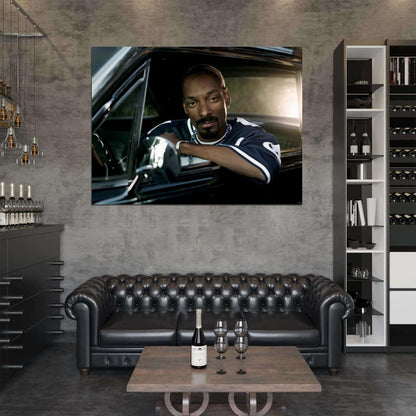 Snoop Dogg Gangsta Rap Hip Hop Music Singer Wall Art Print Poster