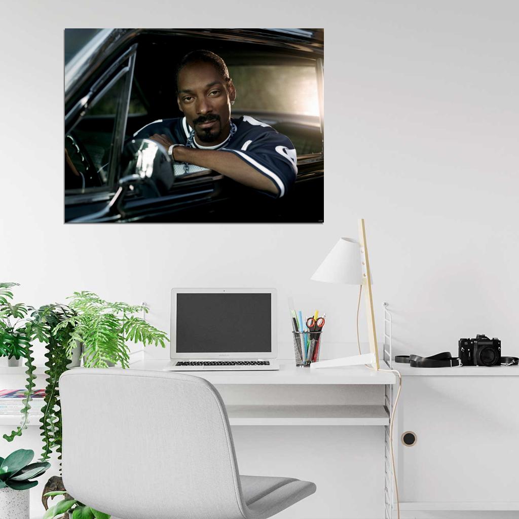 Snoop Dogg Gangsta Rap Hip Hop Music Singer Wall Art Print Poster