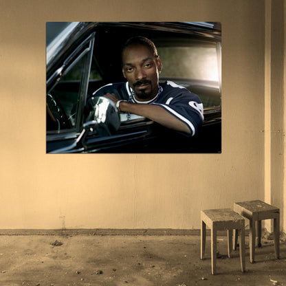 Snoop Dogg Gangsta Rap Hip Hop Music Singer Wall Art Print Poster