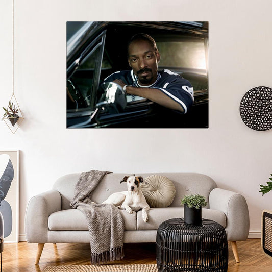 Snoop Dogg Gangsta Rap Hip Hop Music Singer Wall Art Print Poster