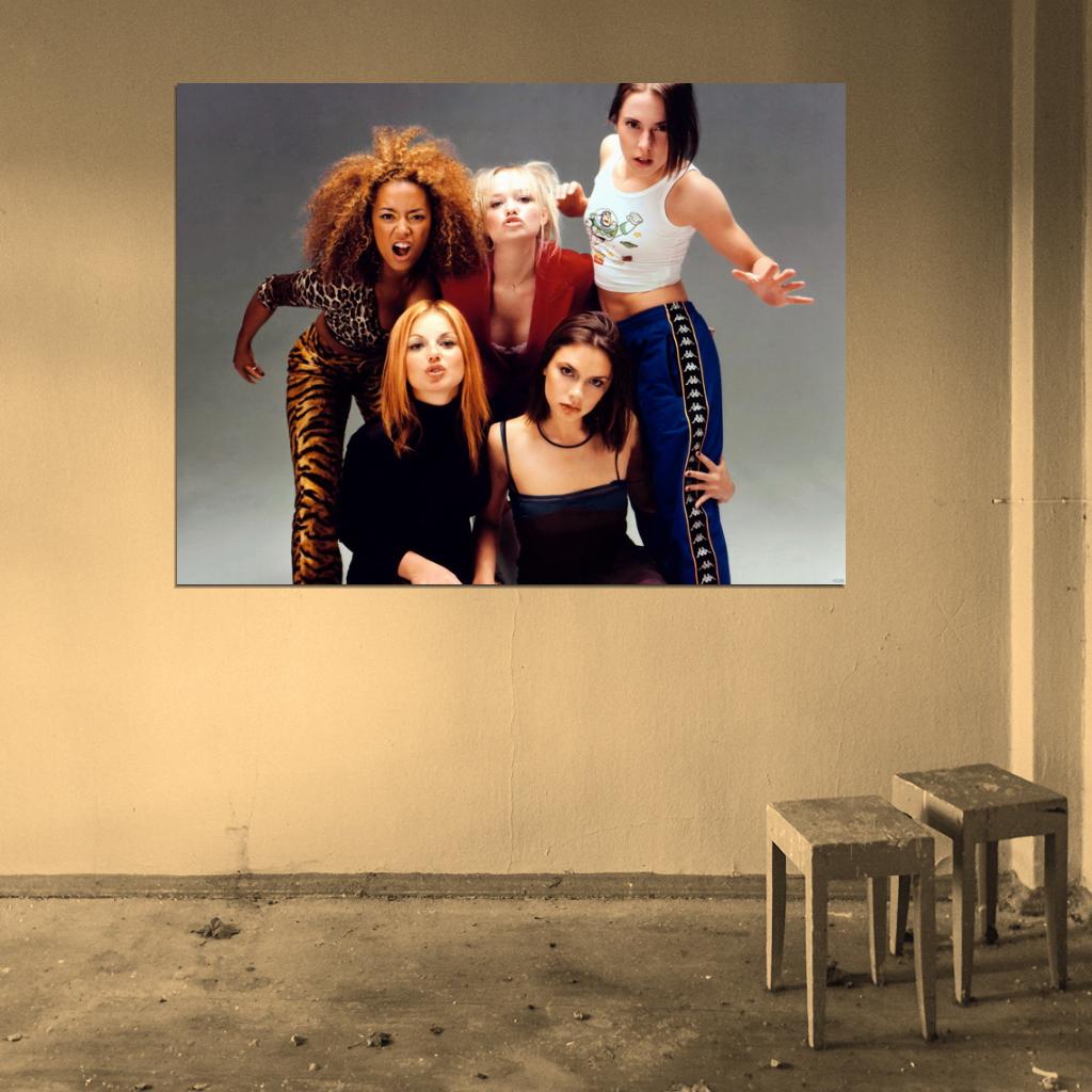 Spice Girls Hot Pop Music Group Wall Art Print Poster
