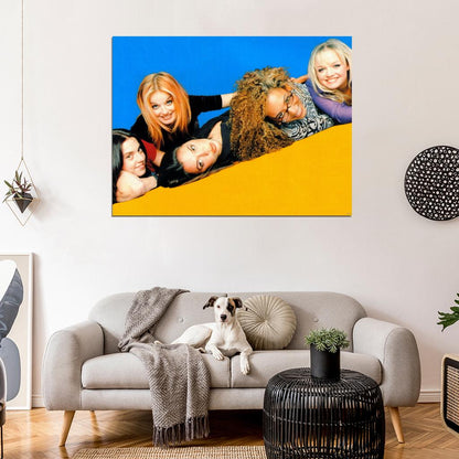 Spice Girls Pop Music Group Vintage Wall Art Print Poster