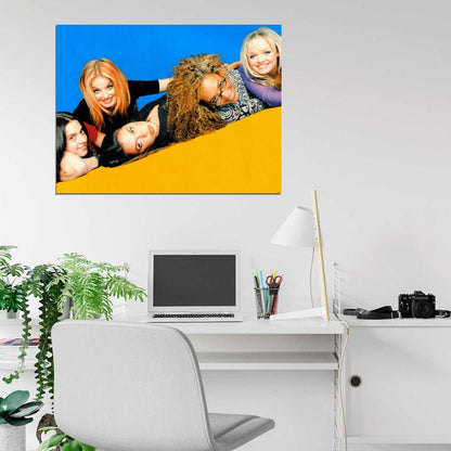 Spice Girls Pop Music Group Vintage Wall Art Print Poster