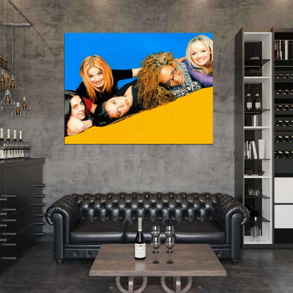 Spice Girls Pop Music Group Vintage Wall Art Print Poster