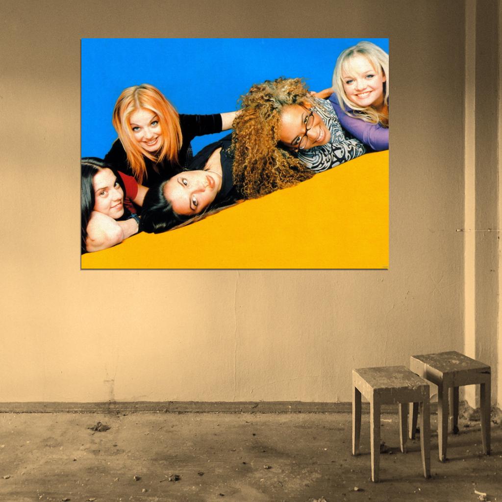 Spice Girls Pop Music Group Vintage Wall Art Print Poster