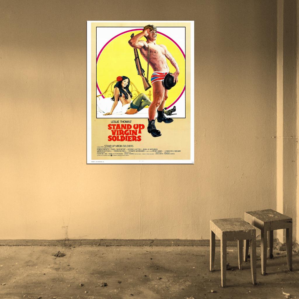 Stand Up Virgin Soldiers Movie Vintage Wall Art Print Poster