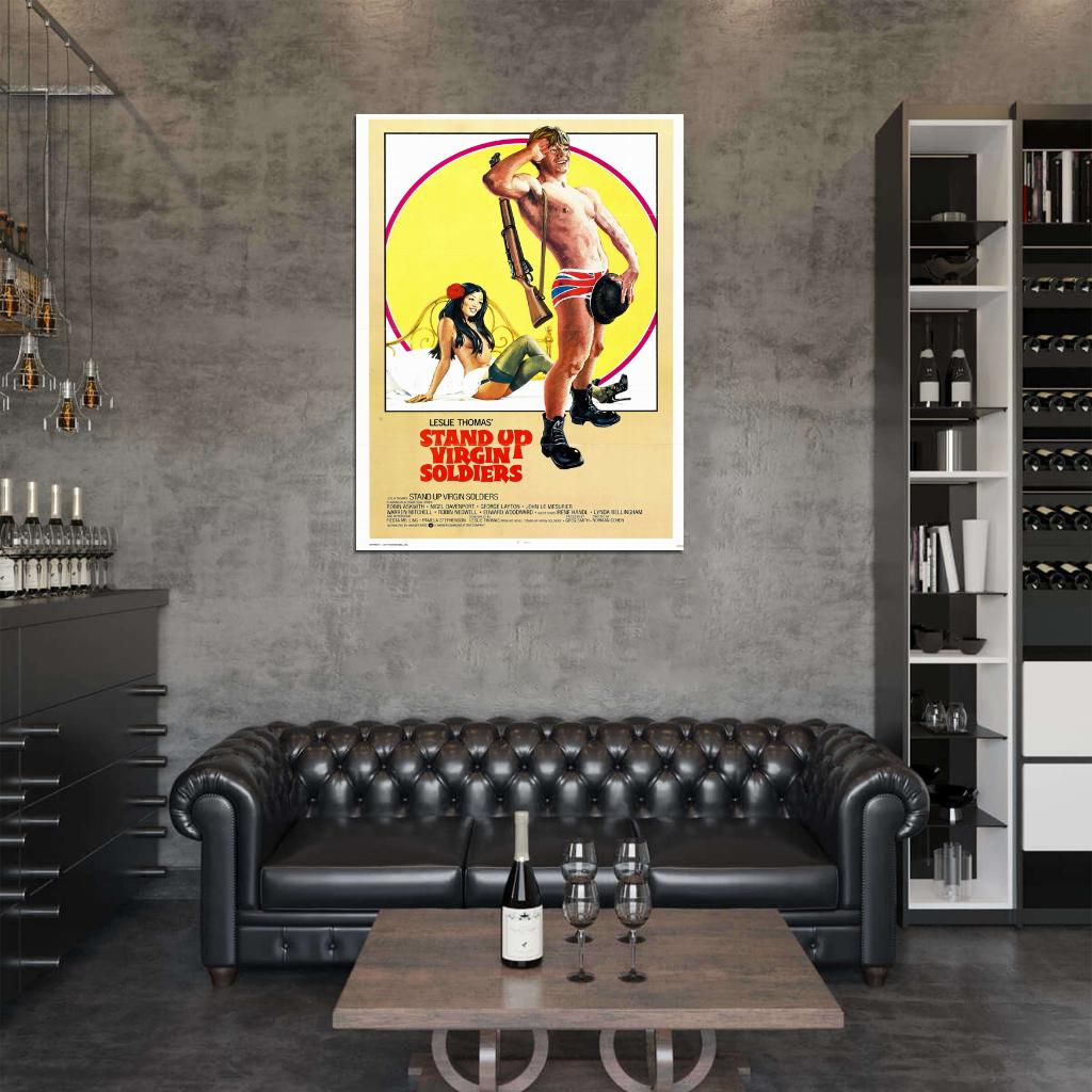 Stand Up Virgin Soldiers Movie Vintage Wall Art Print Poster
