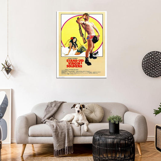 Stand Up Virgin Soldiers Movie Vintage Wall Art Print Poster