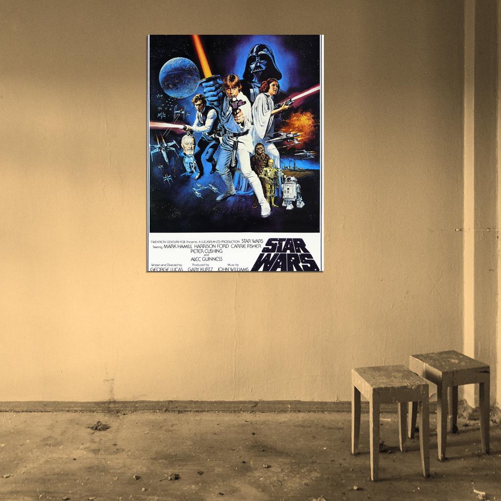 Star Wars Movie Vintage Wall Art Print Poster