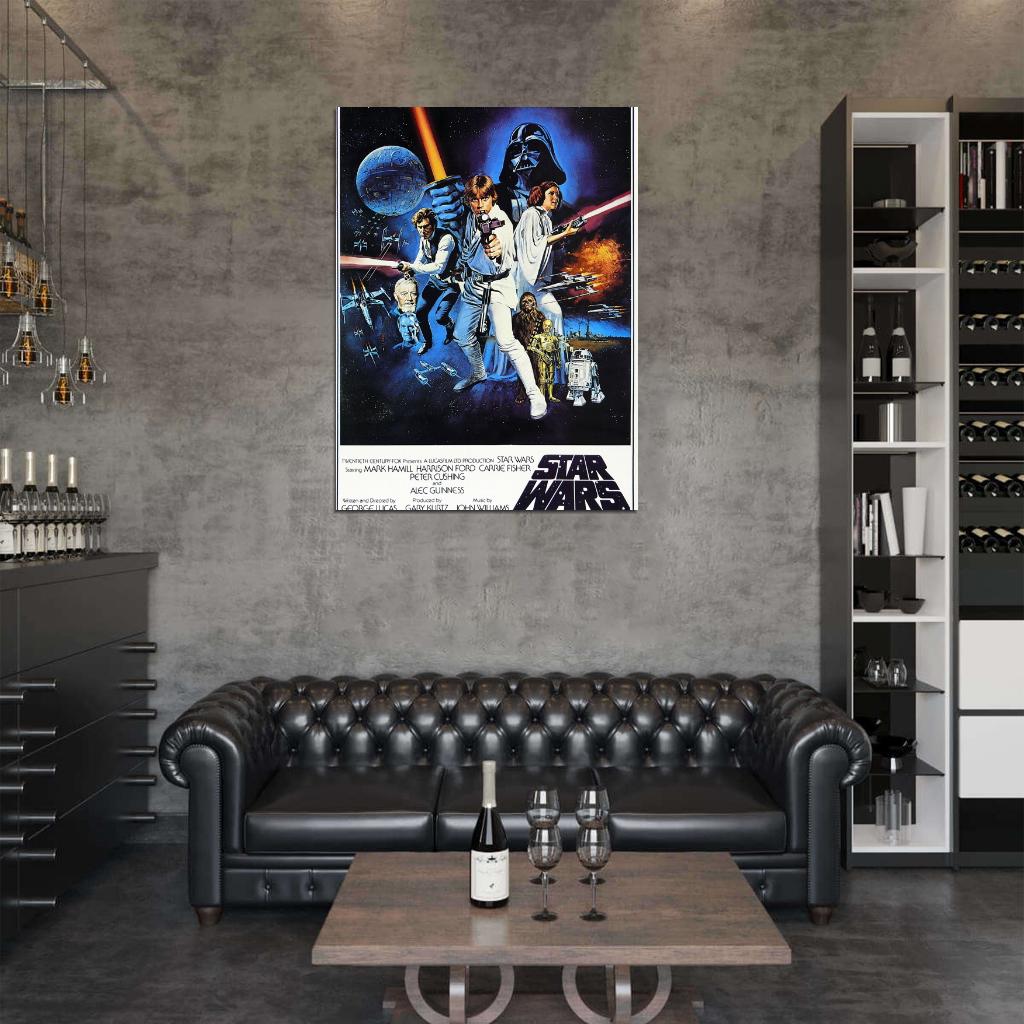 Star Wars Movie Vintage Wall Art Print Poster