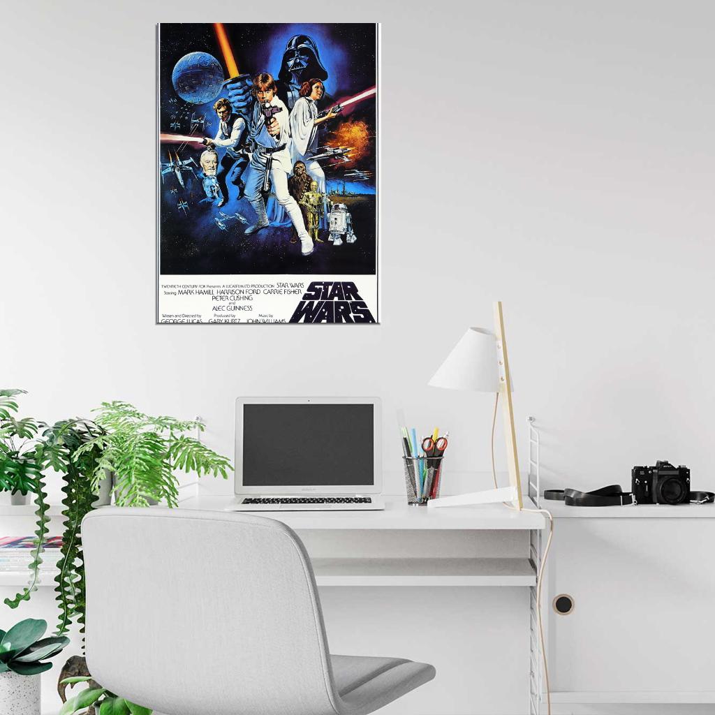 Star Wars Movie Vintage Wall Art Print Poster