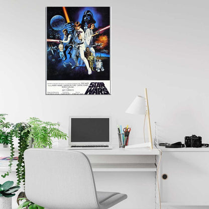 Star Wars Movie Vintage Wall Art Print Poster