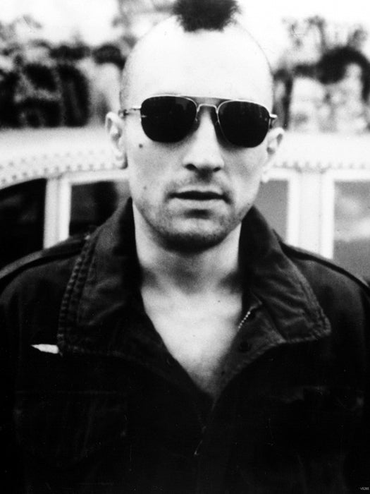 Taxi Driver Robert De Niro Retro Movie BW Wall Art Print Poster