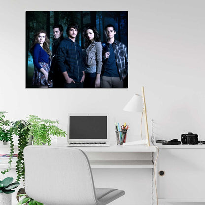 Teen Wolf Characters Cast Tv Series Wall Art Print Poster