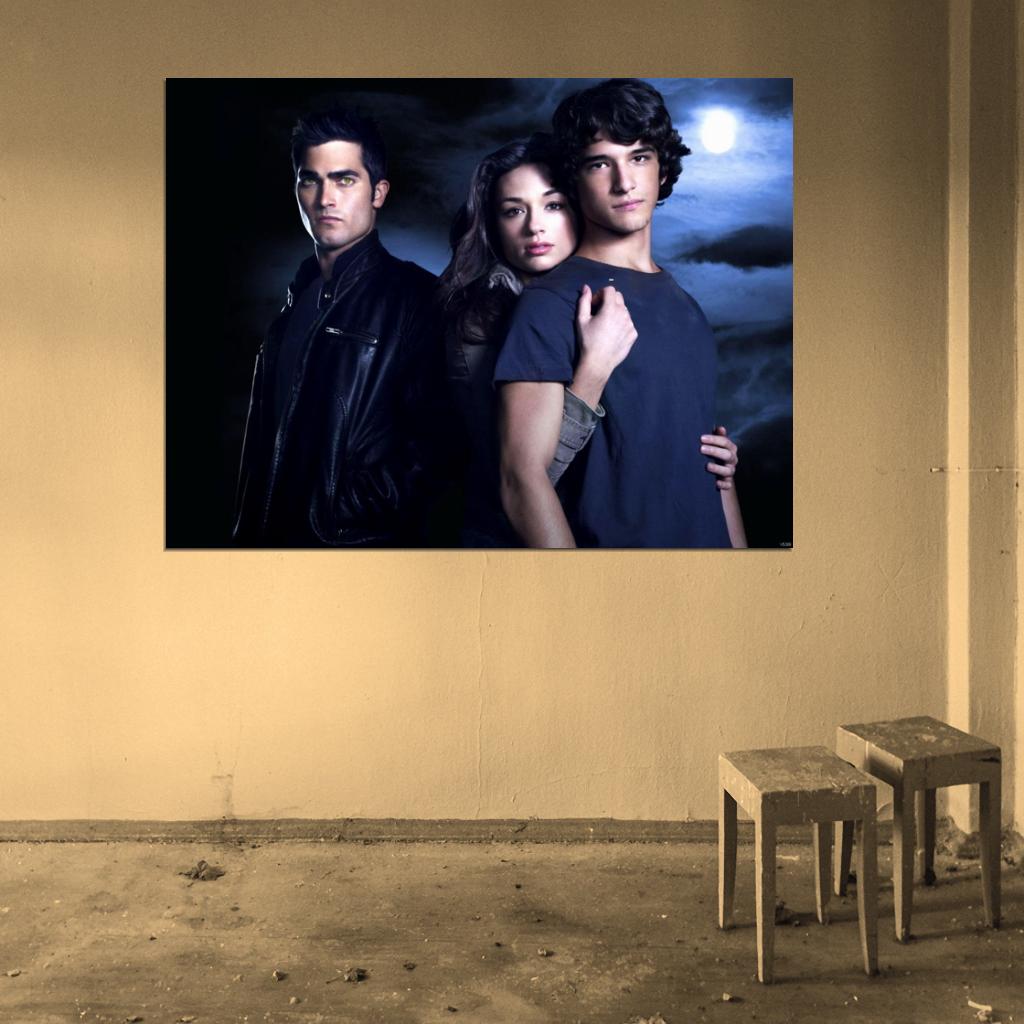Teen Wolf Characters Tv Series Wall Art Print Poster