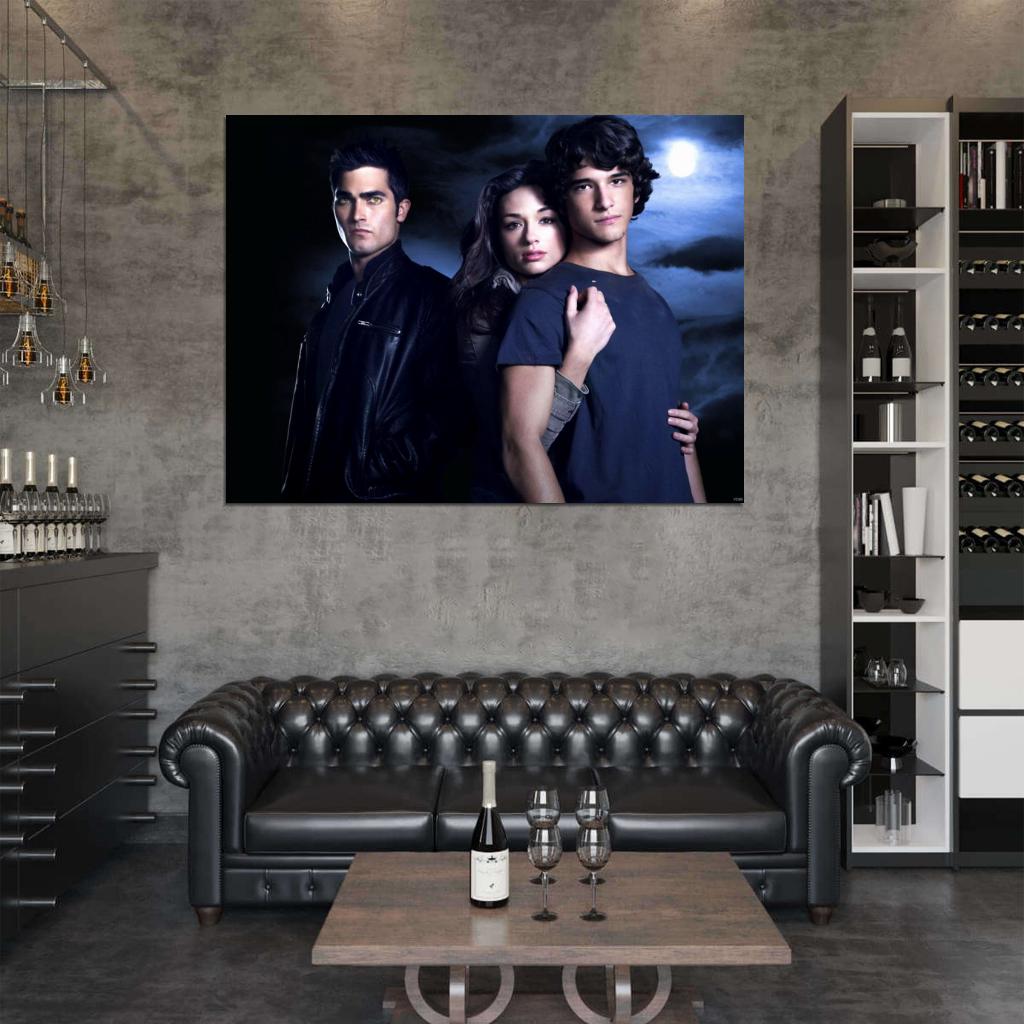 Teen Wolf Characters Tv Series Wall Art Print Poster