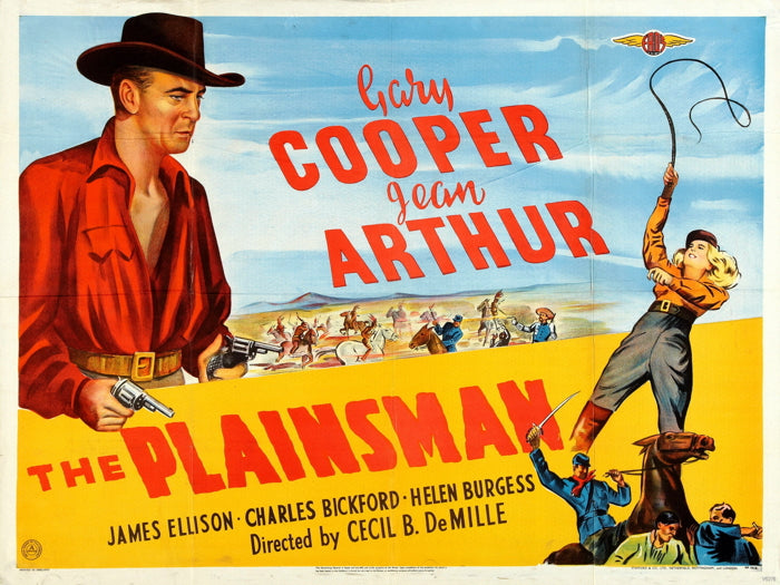 The Plainsman 1936 Retro Classic Movie Vintage Wall Art Print Poster