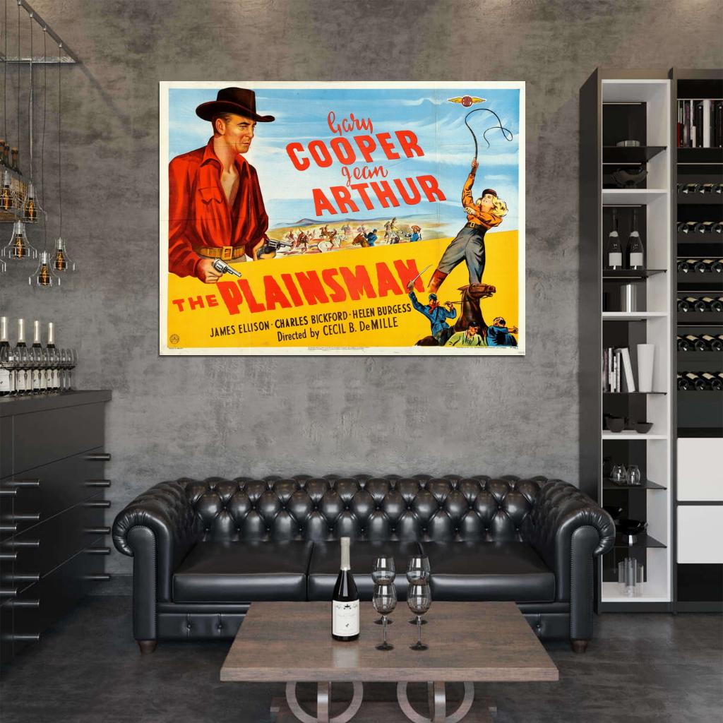 The Plainsman 1936 Retro Classic Movie Vintage Wall Art Print Poster