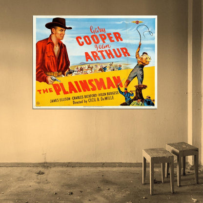 The Plainsman 1936 Retro Classic Movie Vintage Wall Art Print Poster
