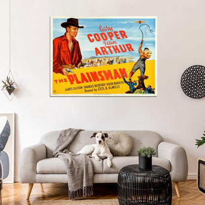 The Plainsman 1936 Retro Classic Movie Vintage Wall Art Print Poster