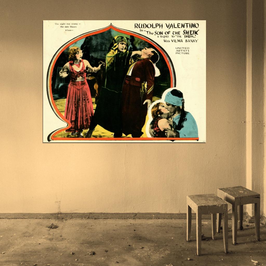 The Son of the Sheik 1926 Retro Movie Vintage Wall Art Print Poster