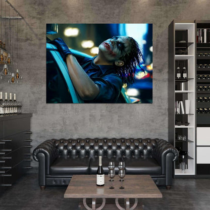The Dark Knight Joker Movie Cool Art Wall Art Print Poster