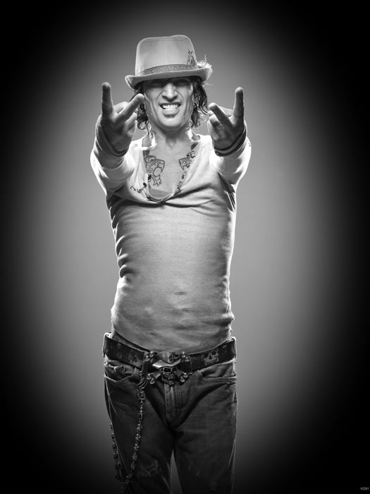 Tommy Lee Rock Music Singer BW Wall Art Print Poster