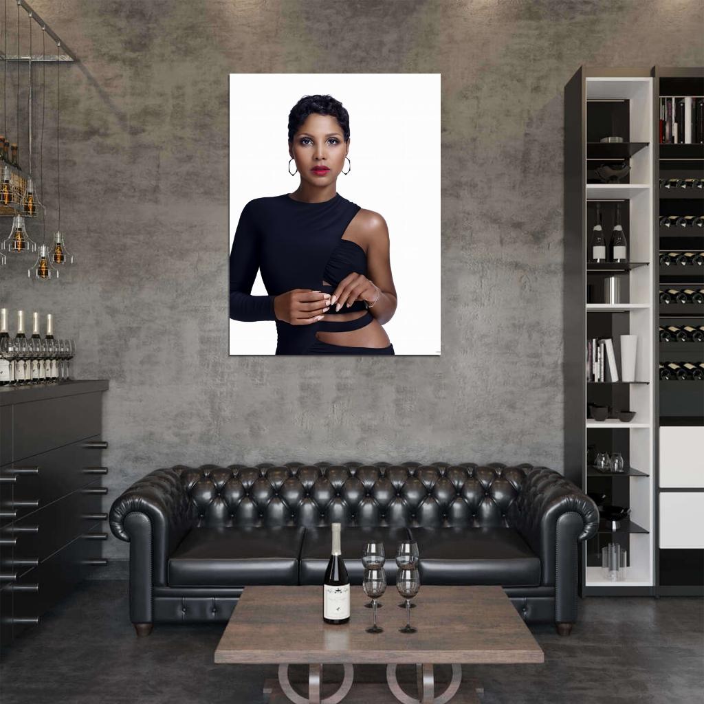 Toni Braxton Pop Music Singer Wall Art Print Poster