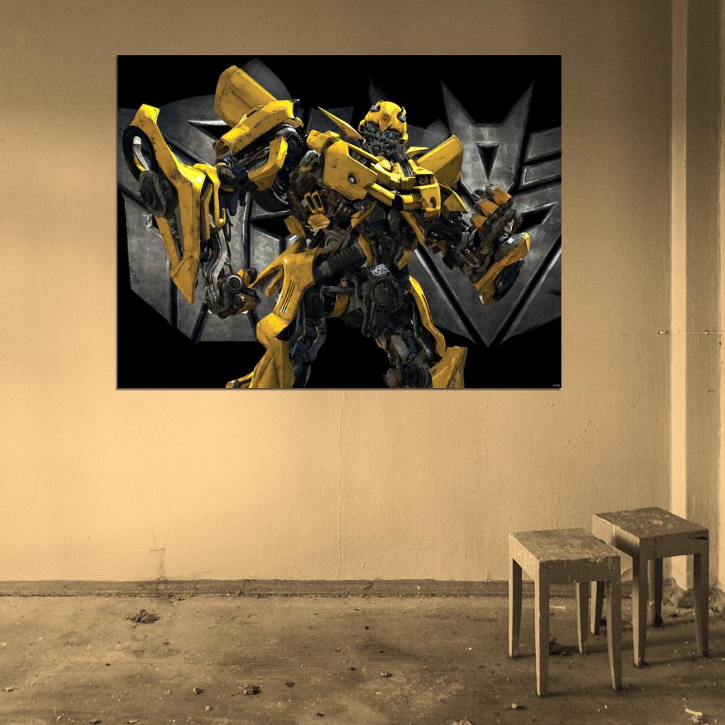 Transformers Camaro Movie Wall Art Print Poster