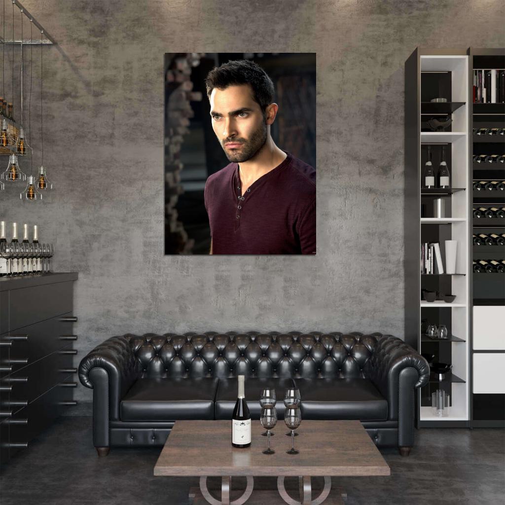 Teen Wolf Tyler Hoechlin Portrait Tv Series Wall Art Print Poster