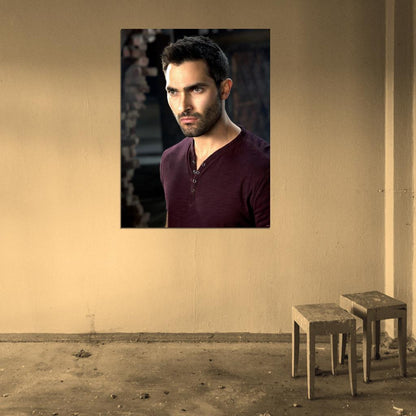 Teen Wolf Tyler Hoechlin Portrait Tv Series Wall Art Print Poster