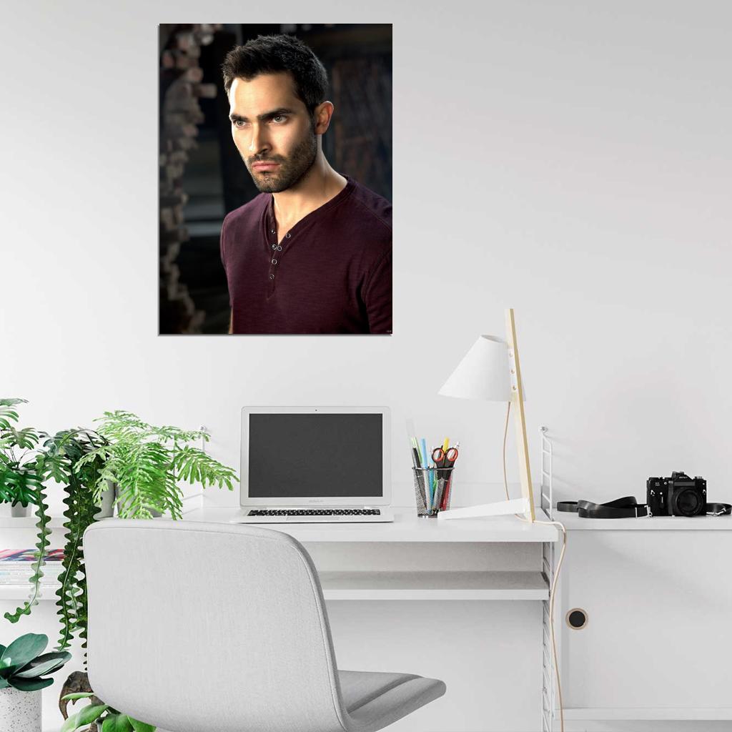 Teen Wolf Tyler Hoechlin Portrait Tv Series Wall Art Print Poster
