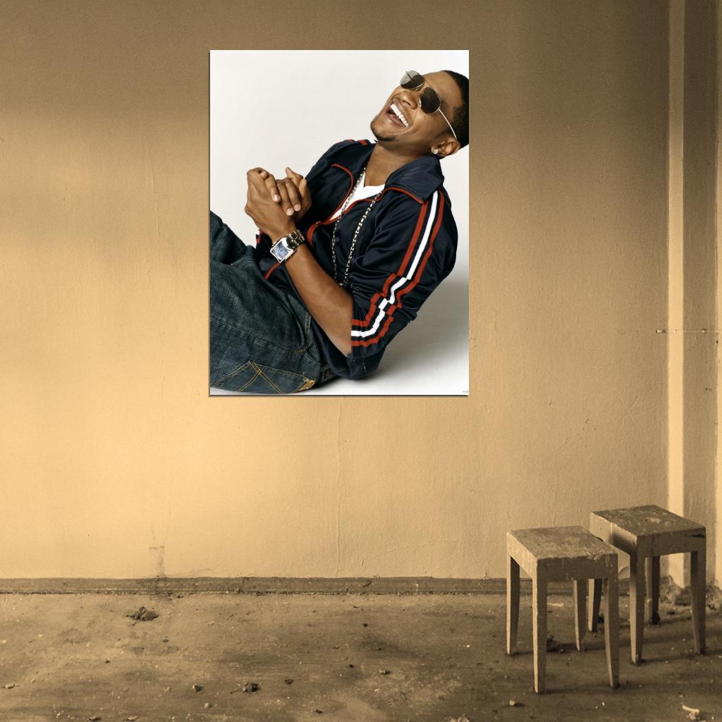 Usher Smile R&B Music Singer Wall Art Print Poster