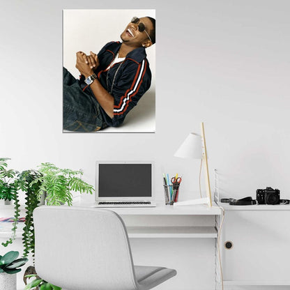 Usher Smile R&B Music Singer Wall Art Print Poster