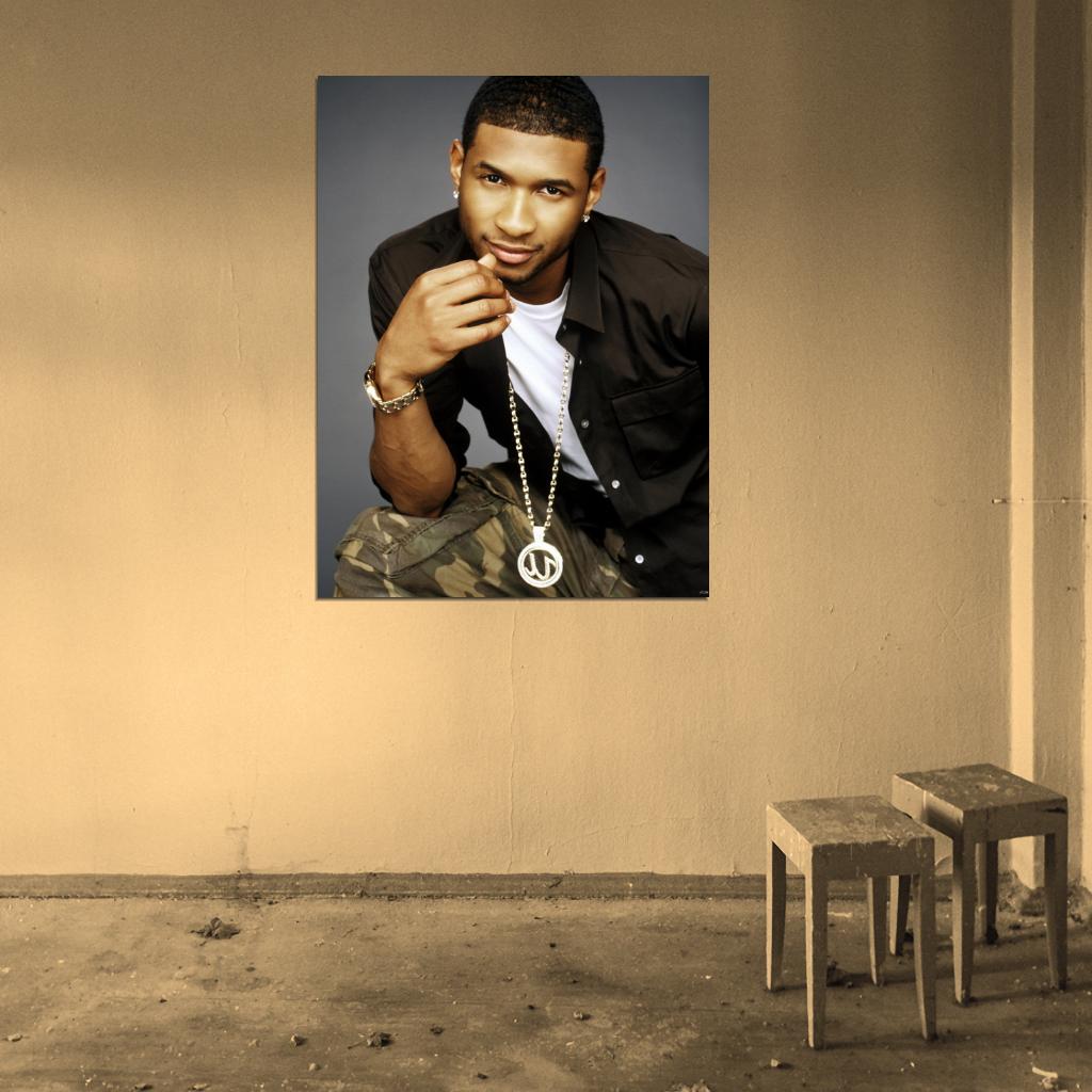 Usher R&B Music Singer Wall Art Print Poster